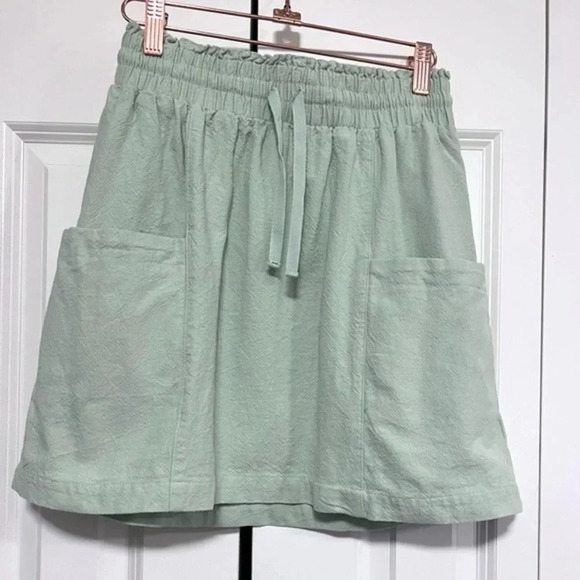 Urban Outfitters Dresses & Skirts - Urban‎ Outfitters Mint Green Cotton Wide Waistband Skirt Small